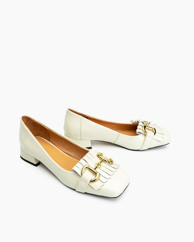 Classic-designer-Horsebit-Tassels-Chunky-Heel-Loafers