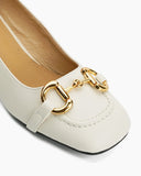 Horsebit-Classic-Mid-Heel-Shallow-Mouth-Leather-Sandals-Loafers