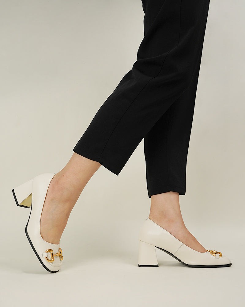 Horsebit-Classic-Thick-Heel-Shallow-Mouth-Leather-Sandals-Loafers