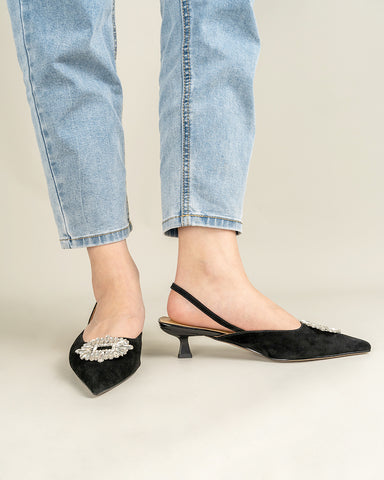 Pointed-Toe-Flower-Crystal-Decor-rhinestone-Slingback-Sandals-Heels