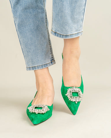 Pointed-Toe-Flower-Crystal-Decor-rhinestone-Slingback-Sandals-Heels