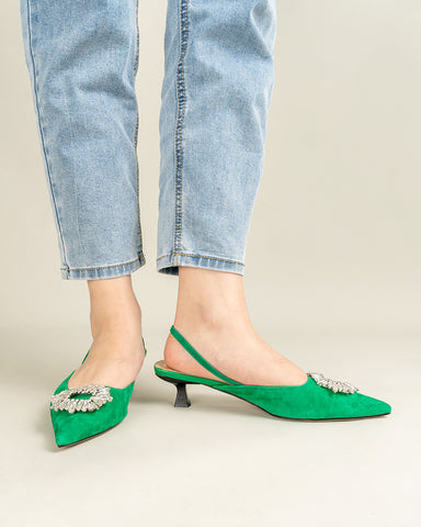 Pointed-Toe-Flower-Crystal-Decor-rhinestone-Slingback-Sandals-Heels