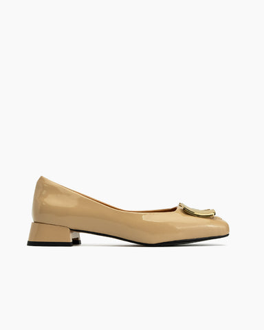 H-Metal-Casual-Square-Toe-Leather-Penny-Flat-Loafers