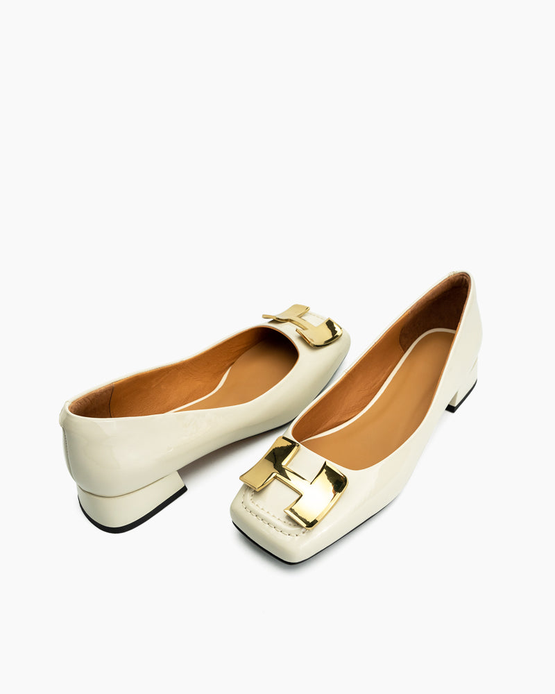 H-Metal-Casual-Square-Toe-Leather-Penny-Flat-Loafers