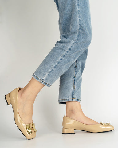 H-Metal-Casual-Square-Toe-Leather-Penny-Flat-Loafers