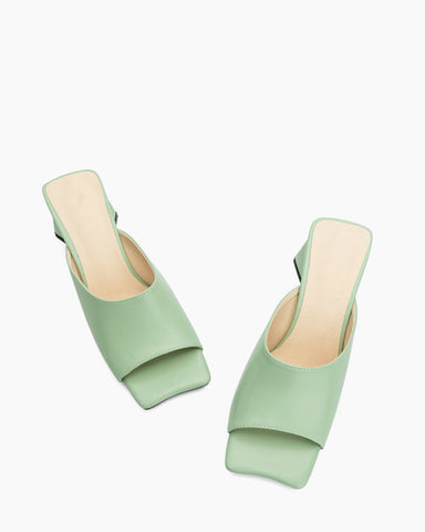 Summer-Minimalist-Solid-Color-Chunky-Heel-Sandals