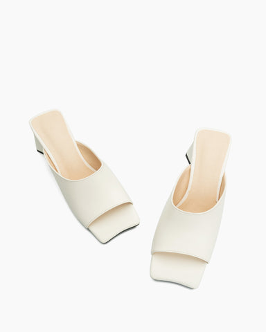 Summer-Minimalist-Solid-Color-Chunky-Heel-Sandals