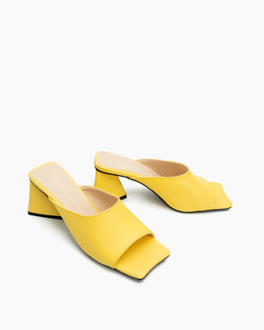 Summer-Minimalist-Solid-Color-Chunky-Heel-Sandals