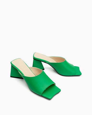 Summer-Minimalist-Solid-Color-Chunky-Heel-Sandals