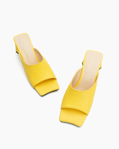 Summer-Minimalist-Solid-Color-Chunky-Heel-Sandals