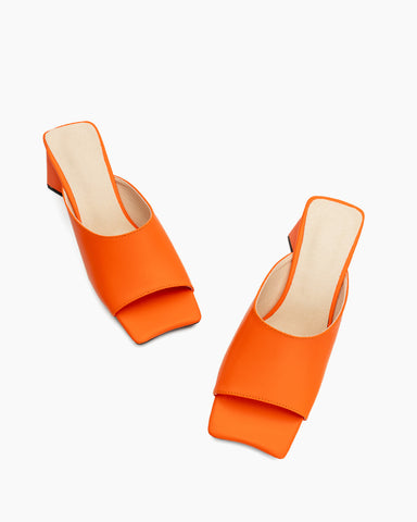 Summer-Minimalist-Solid-Color-Chunky-Heel-Sandals
