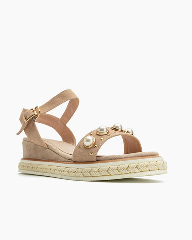 Faux-Pearl-Decor-Ankle-Strap-Platform-Wedge-Leather-Sandals