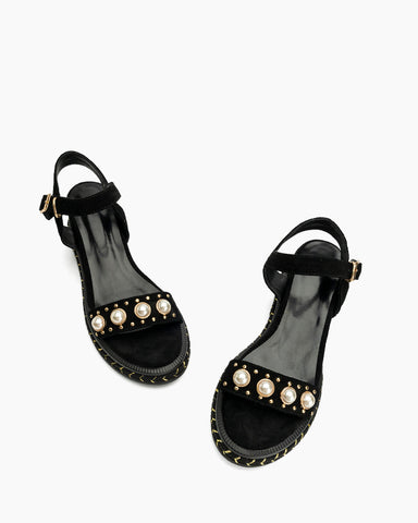 Faux-Pearl-Decor-Ankle-Strap-Platform-Wedge-Leather-Sandals