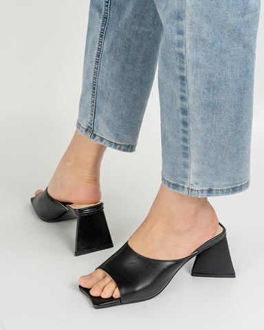 Summer-Minimalist-Solid-Color-Chunky-Heel-Sandals