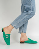 Rhinestone-Buckle-Minimalist-Suede-FLat-Mules