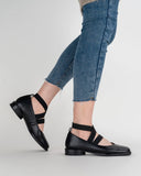 Elegant-Cross-Strap-Ballet-Flat-leather-Loafers