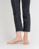 Squared PVC Transparent Sandals