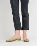Squared PVC Transparent Sandals