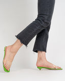Squared PVC Transparent Sandals