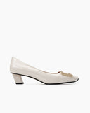 Metal-Buckle-Chunky-Heels-Comfortable-Dress-Pumps