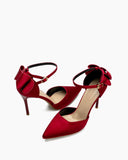 Bow-Decor-Satin-Pointed-Stiletto-Heels-Pumps