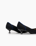 Contrast-Piping-Pointed-Toe-Ballet-Kitten-Heels
