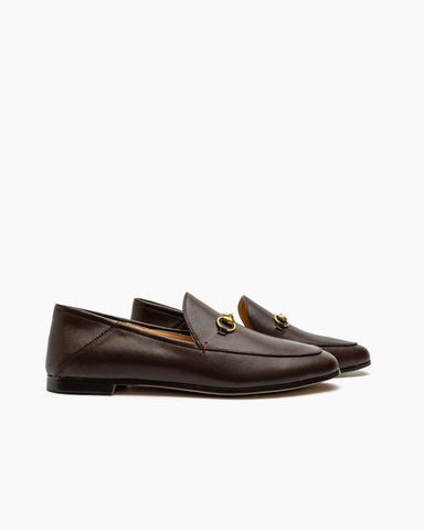 Horsebit-Classic-Metal-Buckle-Leather-Flat-Loafers