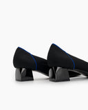 Contrast-Knit-Piping-Pointed-Toe-Ballet-Chunky-Heels