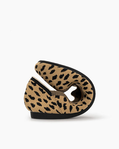Leopard-Print-Square-Toe-Ballet-Flat-Knit