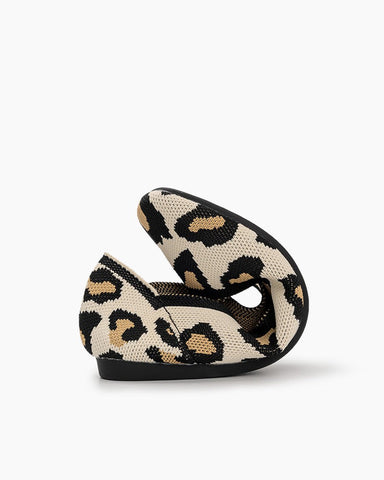 Leopard-Print-Square-Toe-Ballet-Flat-Knit