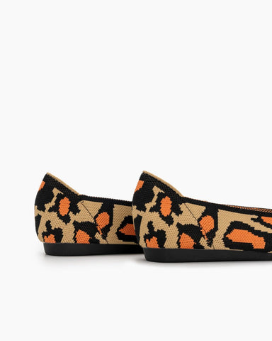 Leopard-Print-Square-Toe-Ballet-Flat-Knit