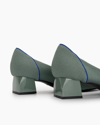 Contrast-Knit-Piping-Square-Toe-Ballet-Chunky-Heels