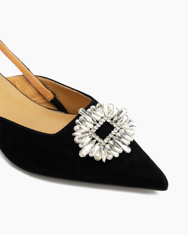 Pointed-Toe-Flower-Crystal-Decor-rhinestone-Slingback-Sandals-Heels