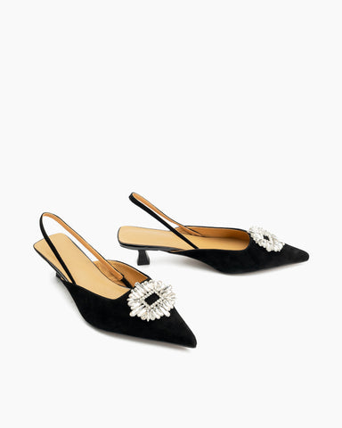 Pointed-Toe-Flower-Crystal-Decor-rhinestone-Slingback-Sandals-Heels