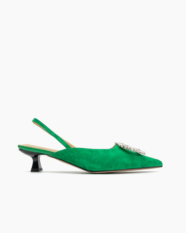 Pointed-Toe-Flower-Crystal-Decor-rhinestone-Slingback-Sandals-Heels