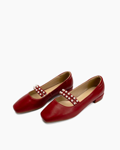 Pearl-Comfortable-Slip-On-Walking-Flats-loafers-Mary-Jane