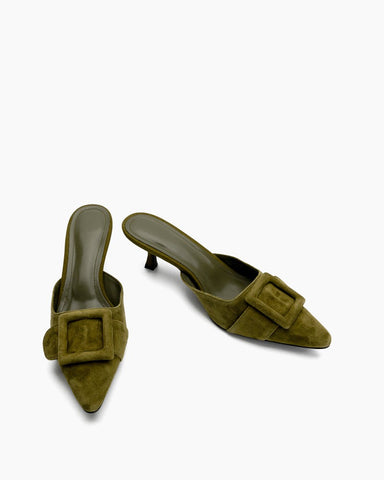 Pointed-Toe-Slides-Low-Mule-Kitten-Heel-Sandals