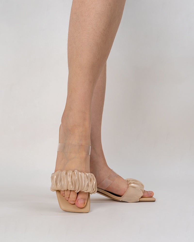 Mesh-Transparent-Chunky-Heel-Sandals