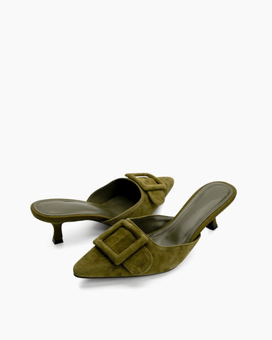 Pointed-Toe-Slides-Low-Mule-Kitten-Heel-Sandals