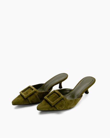 Pointed-Toe-Slides-Low-Mule-Kitten-Heel-Sandals