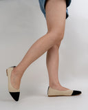 Pointed-Toe-Ballet-Colorblock-Patchwork-V-Cut-Flats