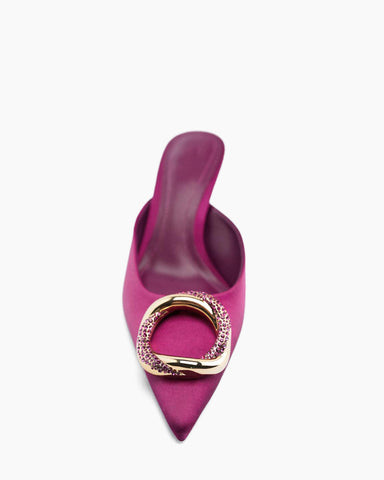 Metal-Buckle-Pointed-Toe-Elegant-Ladies-Pumps