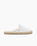Solid Color Minimalist Espadrille Flat Mules