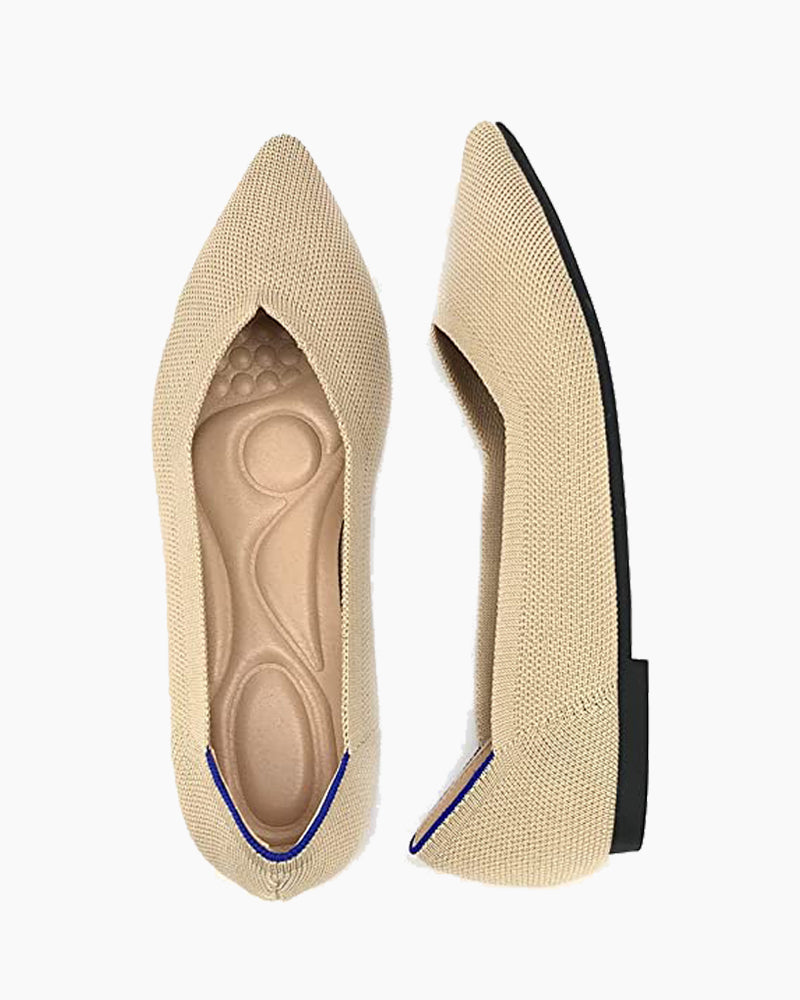 Contrast-Piping-Pointed-Toe-Ballet-Flats