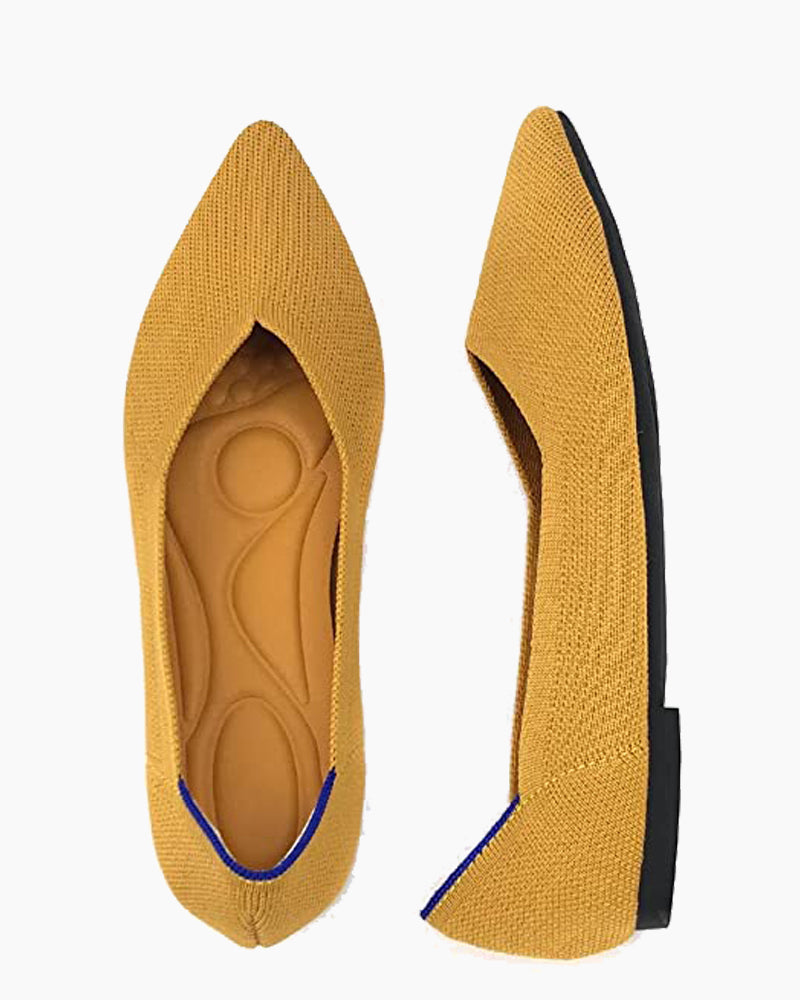 Contrast-Piping-Pointed-Toe-Ballet-Flats